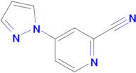 4-(1h-Pyrazol-1-yl)pyridine-2-carbonitrile