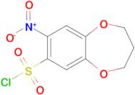 8-Nitro-3,4-dihydro-2h-1,5-benzodioxepine-7-sulfonyl chloride