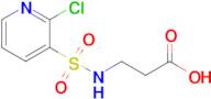 3-(2-Chloropyridine-3-sulfonamido)propanoic acid