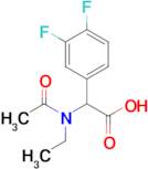 2-(3,4-Difluorophenyl)-2-(n-ethylacetamido)acetic acid