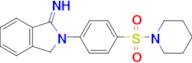 2-[4-(piperidine-1-sulfonyl)phenyl]-2,3-dihydro-1h-isoindol-1-imine