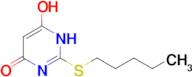 6-hydroxy-2-(pentylsulfanyl)-1,4-dihydropyrimidin-4-one