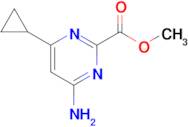 Methyl 4-amino-6-cyclopropylpyrimidine-2-carboxylate