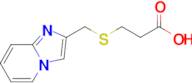 3-({imidazo[1,2-a]pyridin-2-ylmethyl}sulfanyl)propanoic acid