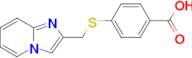 4-({imidazo[1,2-a]pyridin-2-ylmethyl}sulfanyl)benzoic acid