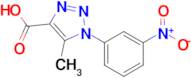 5-Methyl-1-(3-nitrophenyl)-1h-1,2,3-triazole-4-carboxylic acid