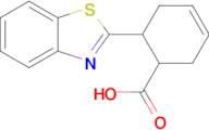 6-(1,3-Benzothiazol-2-yl)cyclohex-3-ene-1-carboxylic acid