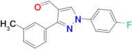 1-(4-Fluorophenyl)-3-(3-methylphenyl)-1h-pyrazole-4-carbaldehyde