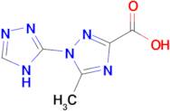 5-Methyl-1-(4h-1,2,4-triazol-3-yl)-1h-1,2,4-triazole-3-carboxylic acid