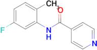 n-(5-Fluoro-2-methylphenyl)pyridine-4-carboxamide