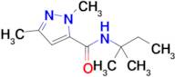 1,3-Dimethyl-n-(2-methylbutan-2-yl)-1h-pyrazole-5-carboxamide