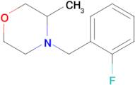 4-[(2-fluorophenyl)methyl]-3-methylmorpholine