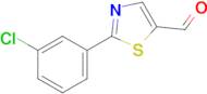 2-(3-Chlorophenyl)-1,3-thiazole-5-carbaldehyde