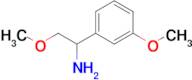 2-Methoxy-1-(3-methoxyphenyl)ethan-1-amine