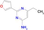 6-Ethyl-2-(furan-3-yl)pyrimidin-4-amine