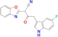 2-(1,3-Benzoxazol-2-yl)-4-(5-fluoro-1h-indol-3-yl)-3-oxobutanenitrile