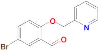 5-Bromo-2-(pyridin-2-ylmethoxy)benzaldehyde