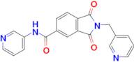 1,3-Dioxo-n-(pyridin-3-yl)-2-[(pyridin-3-yl)methyl]-2,3-dihydro-1h-isoindole-5-carboxamide