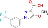 4-Methoxy-1-[3-(trifluoromethyl)phenyl]-1h-pyrazole-3-carboxylic acid