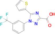 5-(Thiophen-2-yl)-1-[3-(trifluoromethyl)phenyl]-1h-1,2,4-triazole-3-carboxylic acid