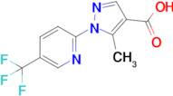 5-Methyl-1-[5-(trifluoromethyl)pyridin-2-yl]-1h-pyrazole-4-carboxylic acid