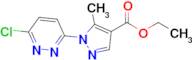 Ethyl 1-(6-chloropyridazin-3-yl)-5-methyl-1h-pyrazole-4-carboxylate