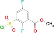 Methyl 3-(chlorosulfonyl)-2,5-difluorobenzoate