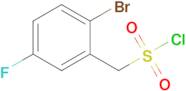 (2-Bromo-5-fluorophenyl)methanesulfonyl chloride