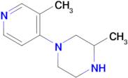 3-Methyl-1-(3-methylpyridin-4-yl)piperazine
