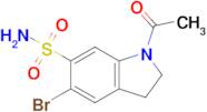 1-Acetyl-5-bromo-2,3-dihydro-1h-indole-6-sulfonamide