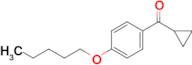 Cyclopropyl[4-(pentyloxy)phenyl]methanone