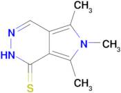 5,6,7-trimethyl-1H,2H,6H-pyrrolo[3,4-d]pyridazine-1-thione