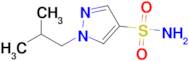 1-(2-Methylpropyl)-1h-pyrazole-4-sulfonamide