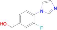 [3-fluoro-4-(1h-imidazol-1-yl)phenyl]methanol