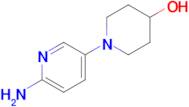 1-(6-Aminopyridin-3-yl)piperidin-4-ol