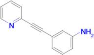 3-[2-(pyridin-2-yl)ethynyl]aniline