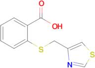 2-[(1,3-thiazol-4-ylmethyl)sulfanyl]benzoic acid