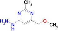 4-Hydrazinyl-6-(methoxymethyl)-2-methylpyrimidine