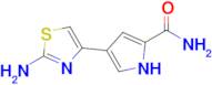 4-(2-Amino-1,3-thiazol-4-yl)-1h-pyrrole-2-carboxamide