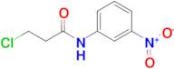 3-Chloro-n-(3-nitrophenyl)propanamide