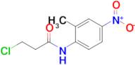 3-Chloro-n-(2-methyl-4-nitrophenyl)propanamide