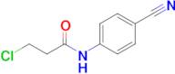 3-Chloro-n-(4-cyanophenyl)propanamide