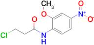 3-Chloro-n-(2-methoxy-4-nitrophenyl)propanamide