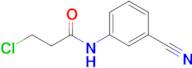 3-Chloro-n-(3-cyanophenyl)propanamide