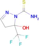5-Hydroxy-5-(trifluoromethyl)-4,5-dihydro-1h-pyrazole-1-carbothioamide
