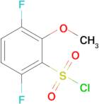 3,6-Difluoro-2-methoxybenzene-1-sulfonyl chloride