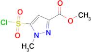 Methyl 5-(chlorosulfonyl)-1-methyl-1h-pyrazole-3-carboxylate