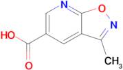 3-Methyl-[1,2]oxazolo[5,4-b]pyridine-5-carboxylic acid