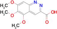 5,6,7-Trimethoxycinnoline-3-carboxylic acid