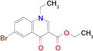 Ethyl 6-bromo-1-ethyl-4-oxo-1,4-dihydroquinoline-3-carboxylate